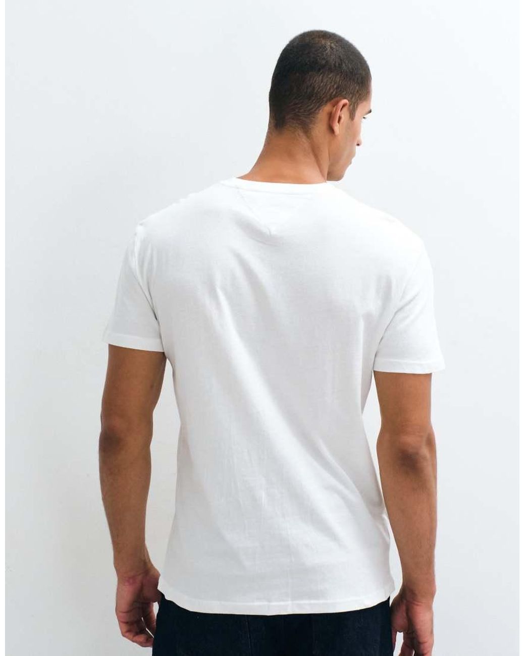 Tommy Hilfiger White Dna Logo T-shirt for men