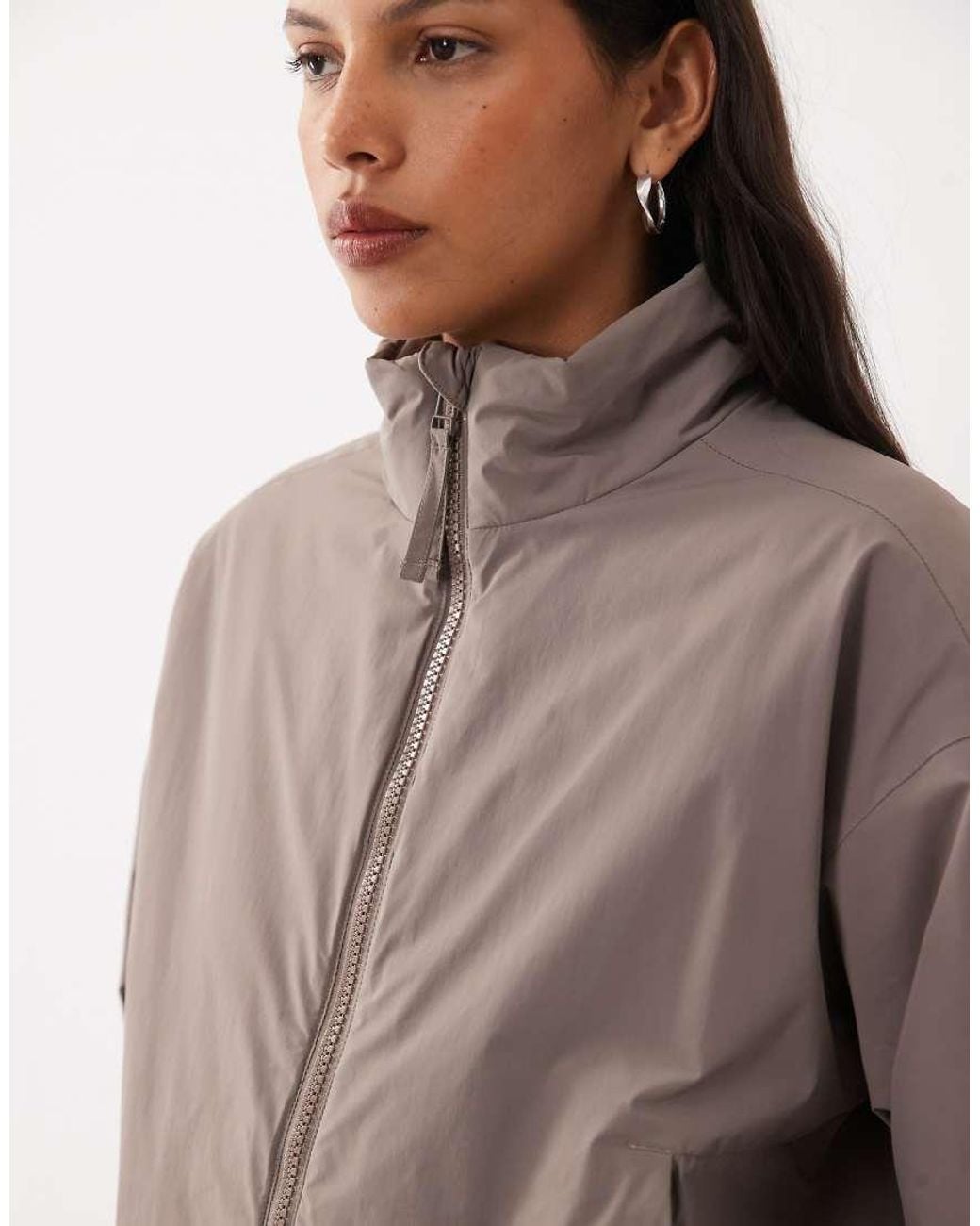 Columbia Brown Amazestretch Insulated Bomber Jacket