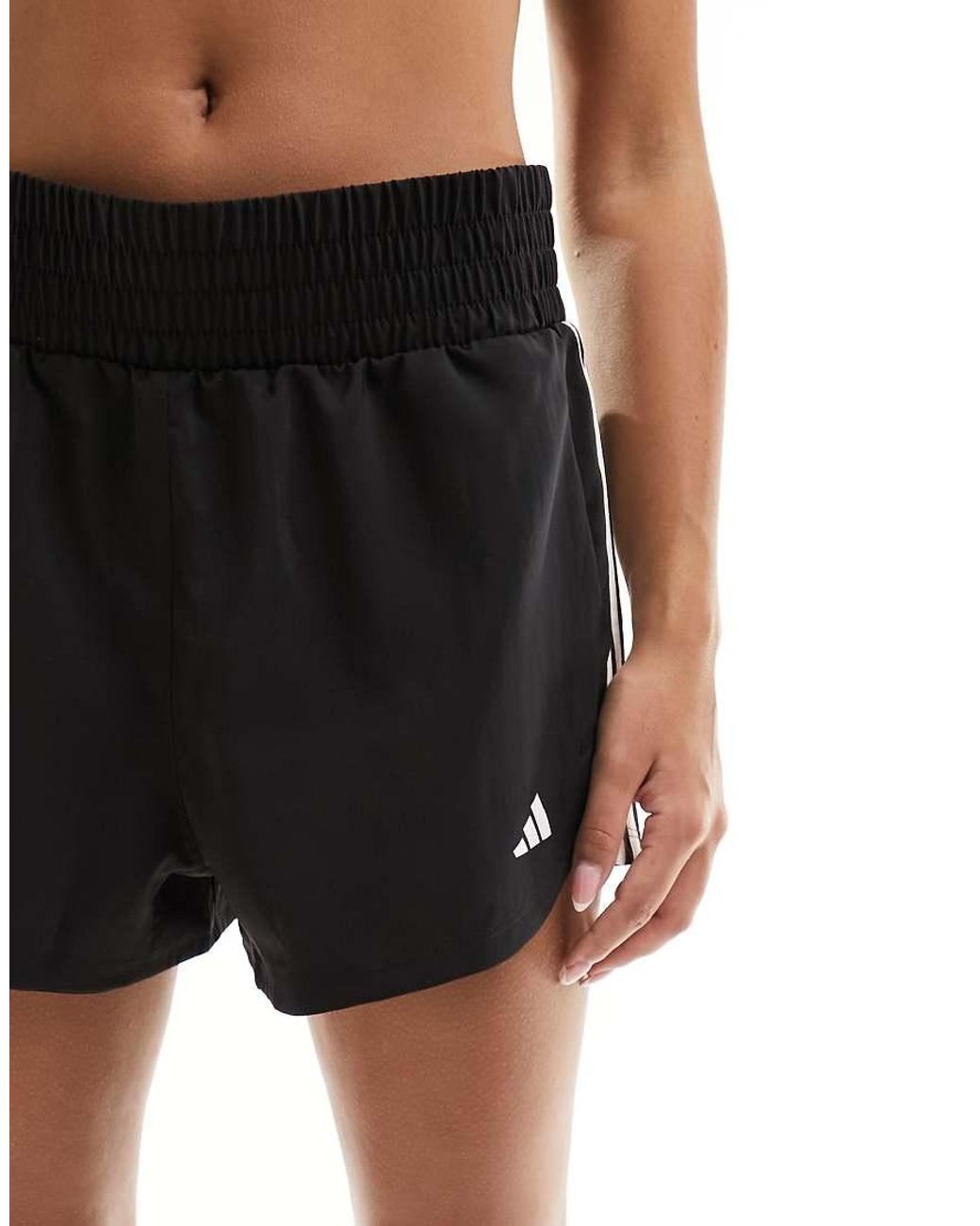 Adidas Originals Black Adidas Training Pacer Shorts