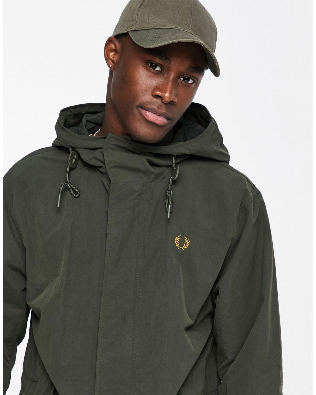 Abrigos & Chaquetas Fred Perry Outlet Madrid - Shell Parka Hombre Verde