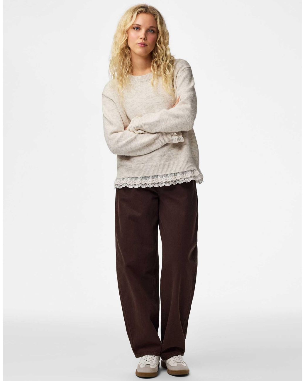Pull - gris mouton1 Pieces en coloris Natural