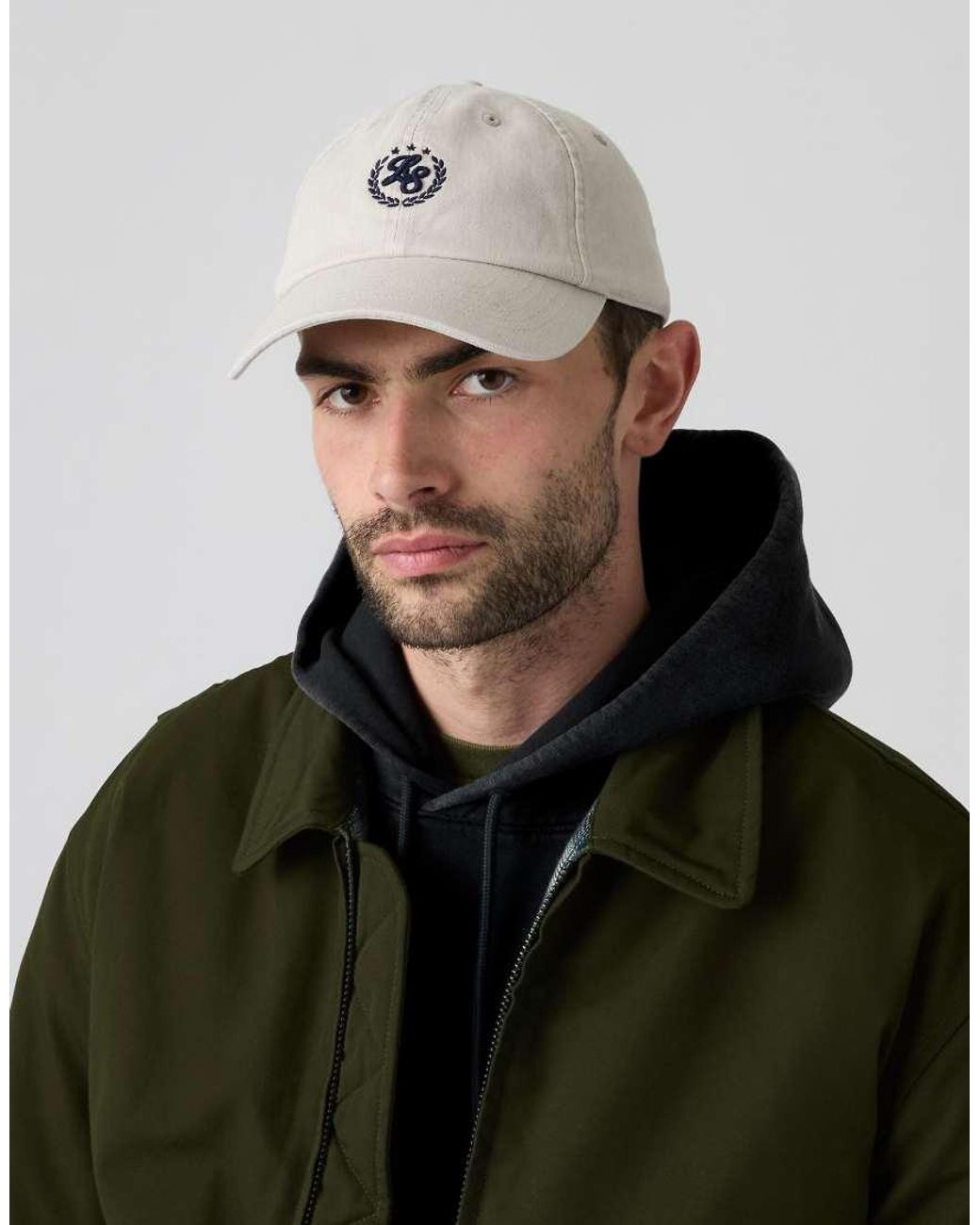 Levi's White [New Arrival] Varsity Baseball Cap 0080W-0003 for men