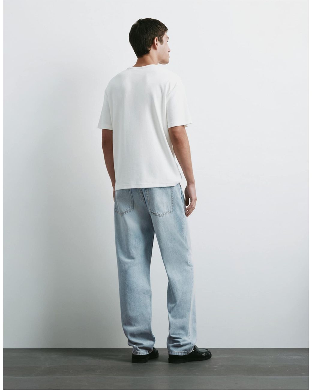Pull&Bear – straight jeans in White für Herren