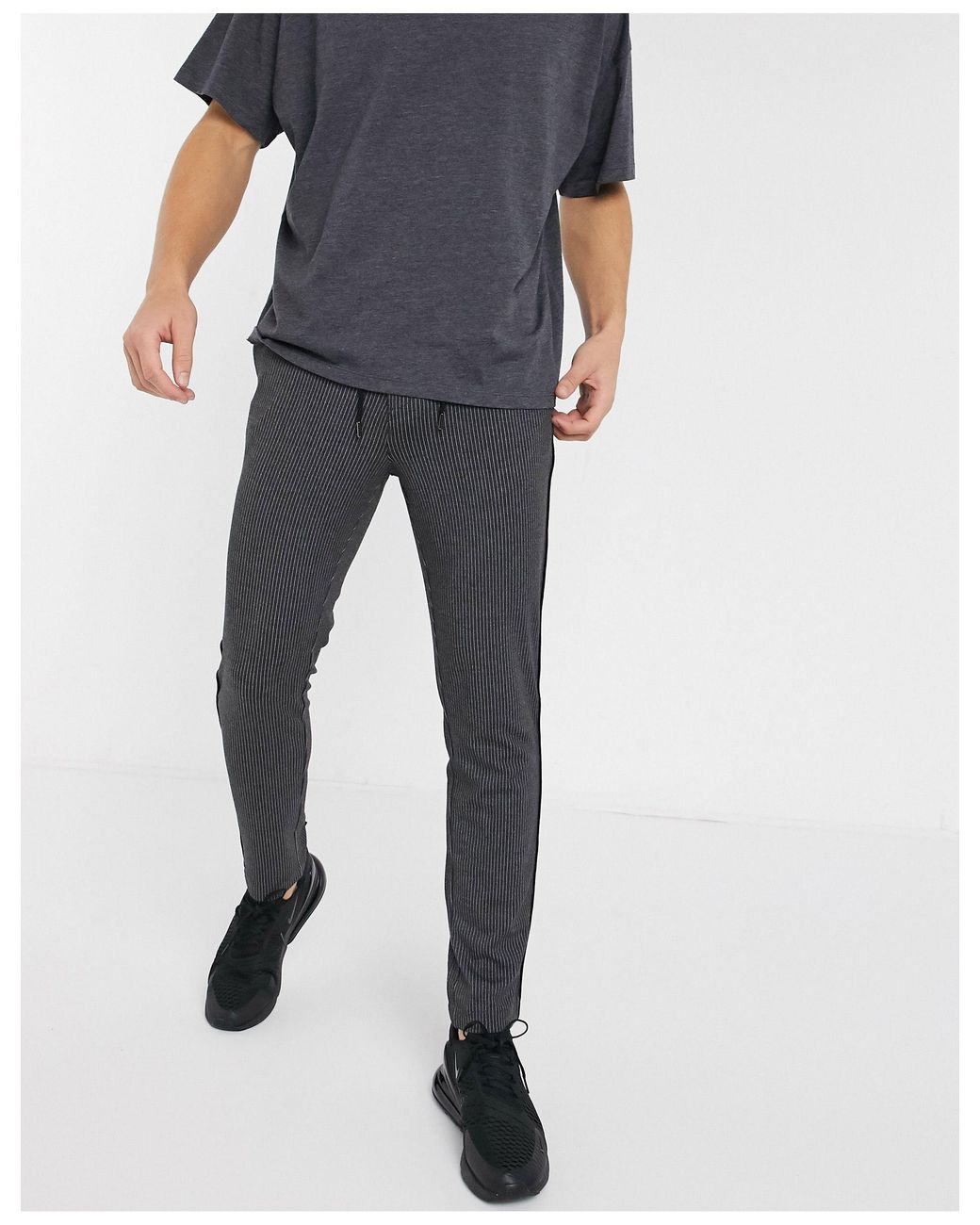 drawstring skinny pants