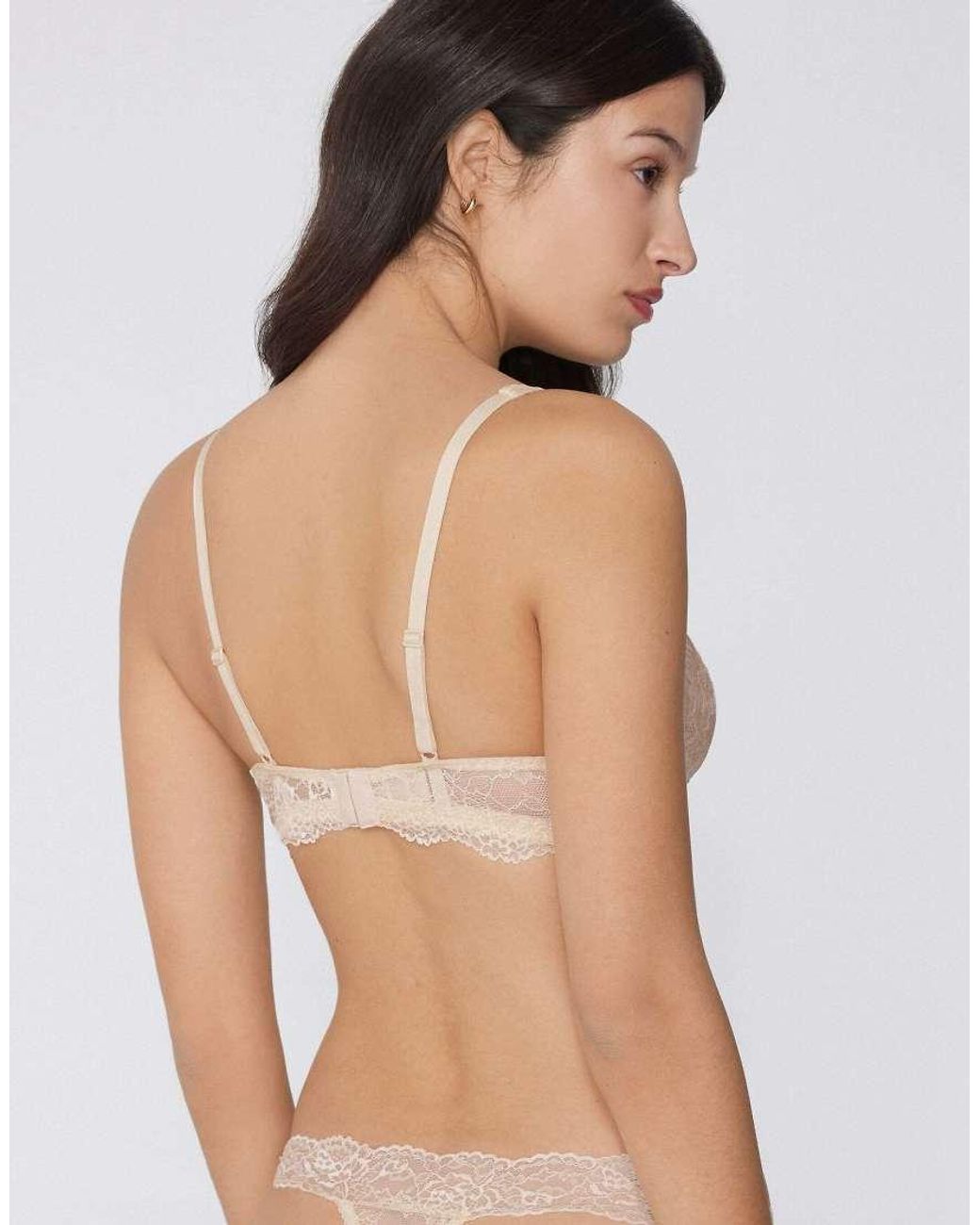 Tezenis Natural Havana Lace Triangle Bra