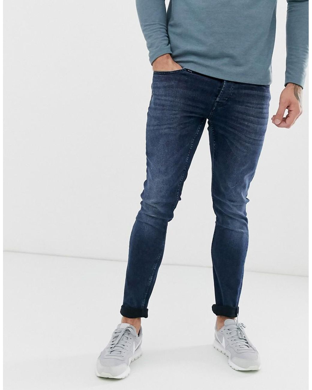 Mens Only /& Sons New Ripped Distressed Denim Shorts Regular Half Jeans Pants