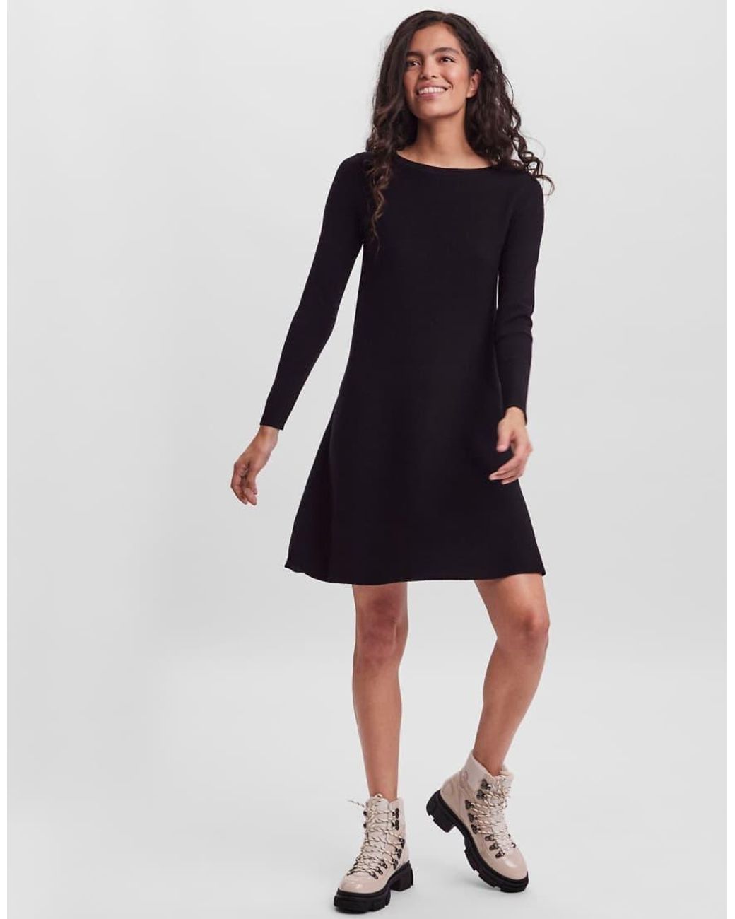 Vero Moda Black Knitted Dress