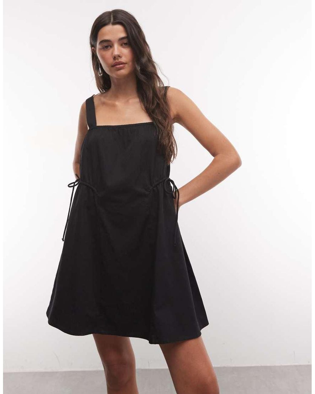 Collusion White Channel Detail Mini Dress