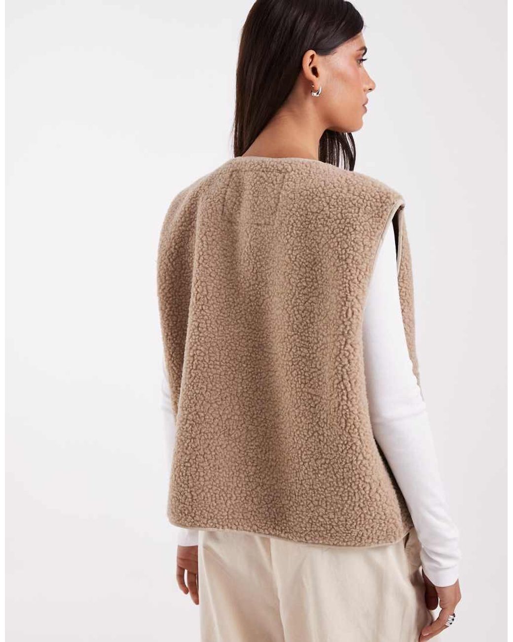 JJXX Natural Teddy Gilet