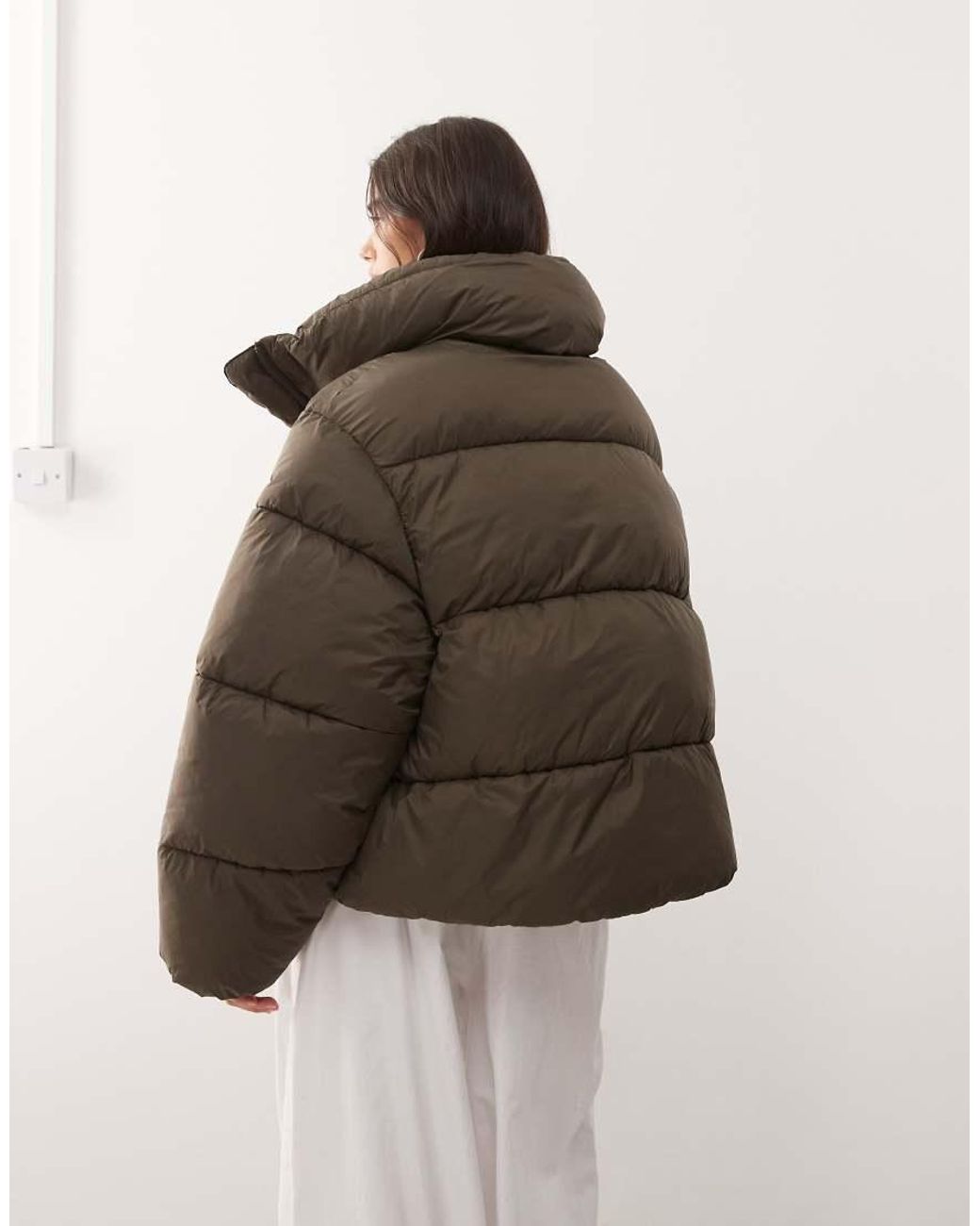 Weekday Natural Oversized Puffer Coat