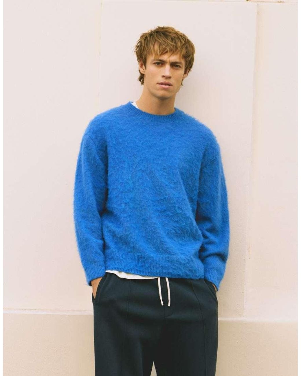 Pull&Bear Zachte Trui in het Blue voor heren