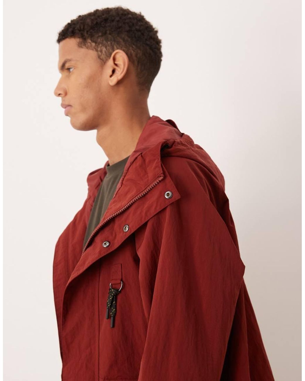 Barbour Red Showerproof Rig Jacket for men