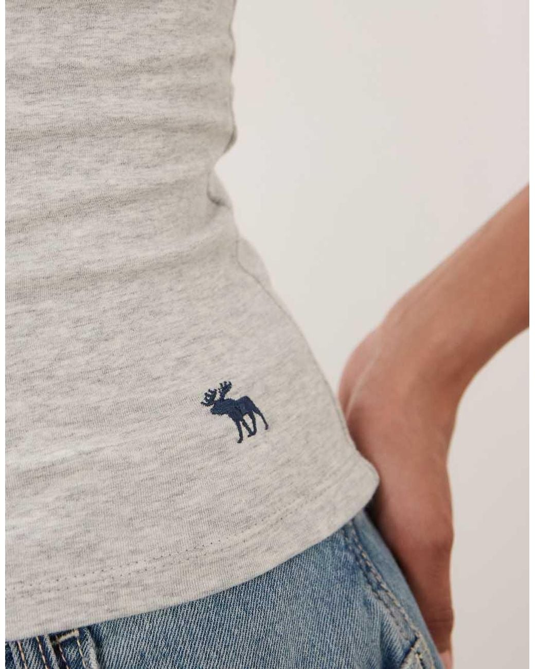 Abercrombie & Fitch Blue 90s Cami With Built