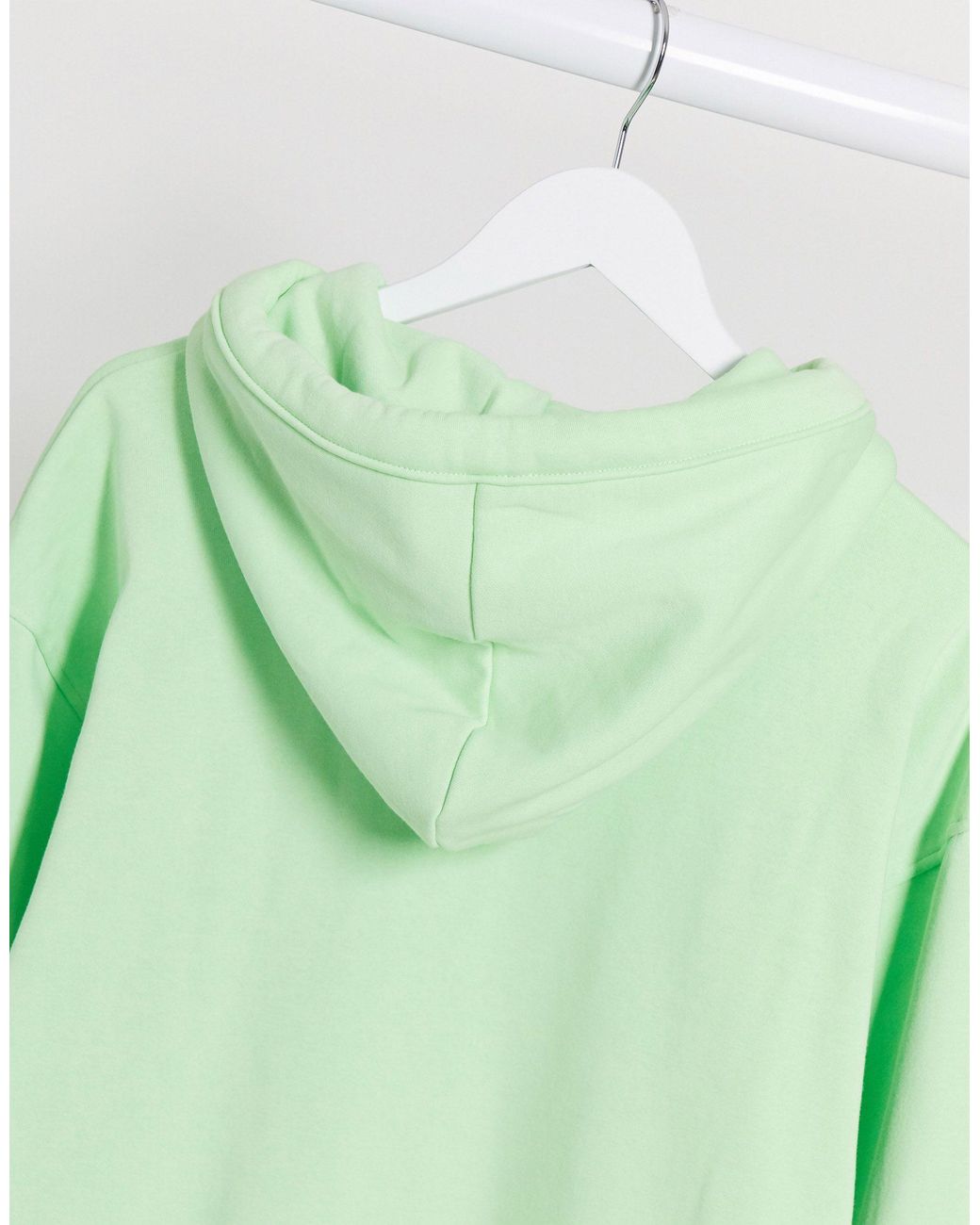Weekday Alisa Organic Cotton Oversized Hoodie in Green - Lyst