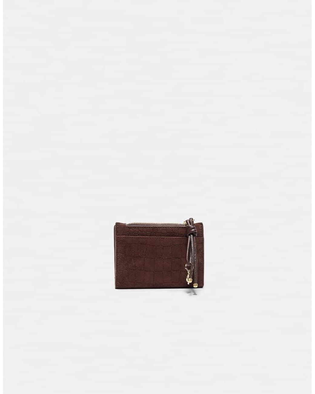 Stradivarius White Purse With Embossed Pull Tab Detail