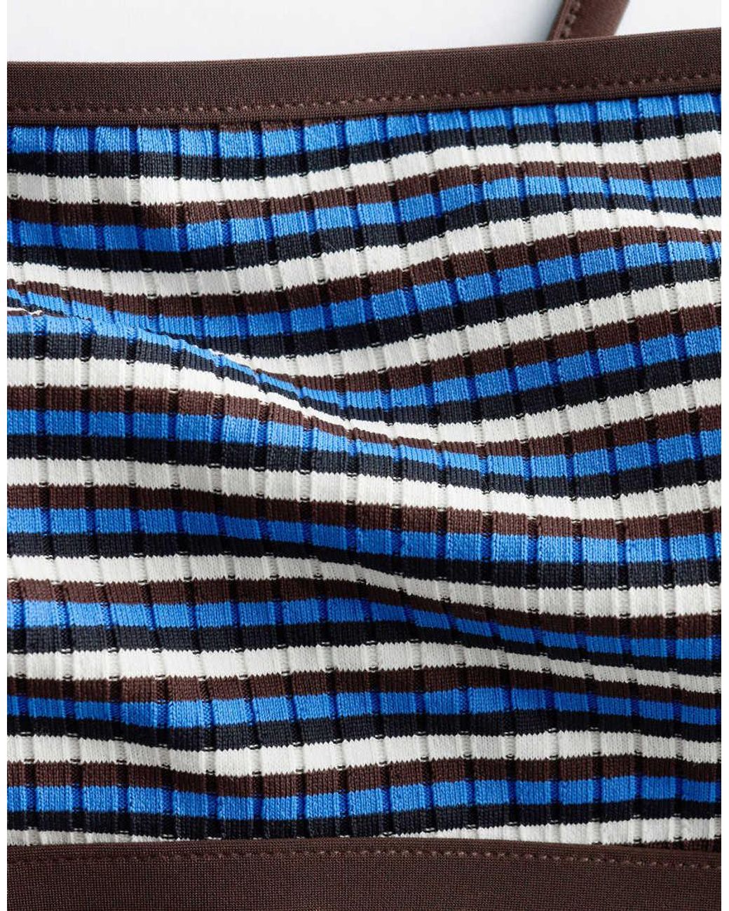 & Other Stories Multicolor Mix And Match Square Neck Bikini Top