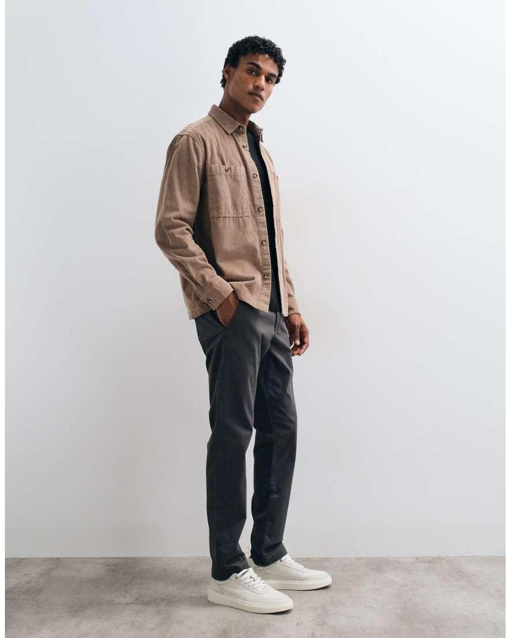 ASOS Gray Slim Chinos for men