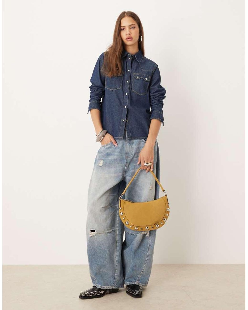 JJXX Blue Denim Shirt