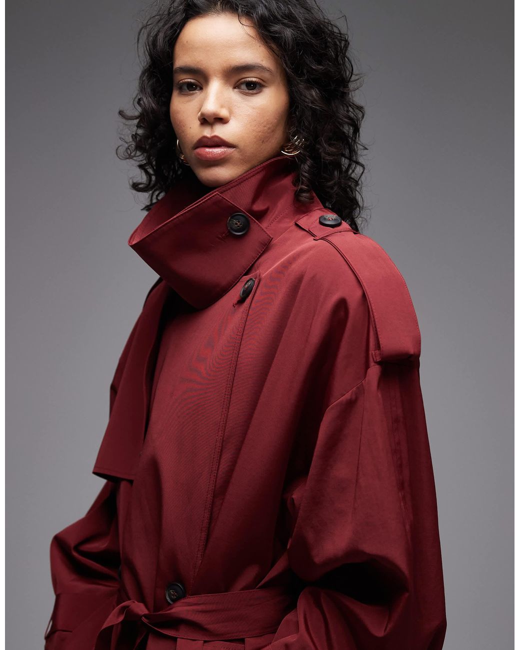 ASOS Brown – maxi-trenchcoat