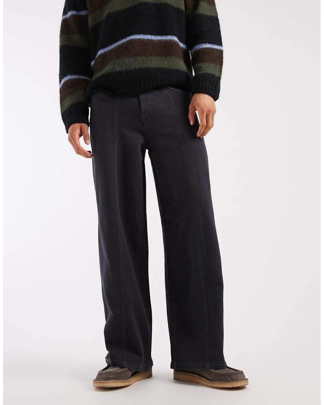 ASOS Losse Broek in het Black voor heren