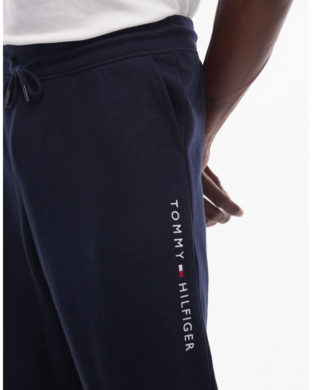Tommy Hilfiger Blue Small Logo joggers for men