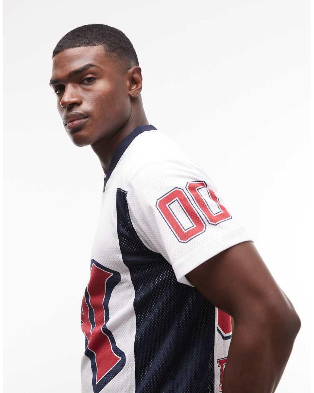 No Problemo Blue Nyp Sports Jersey With Logo Back Print for men