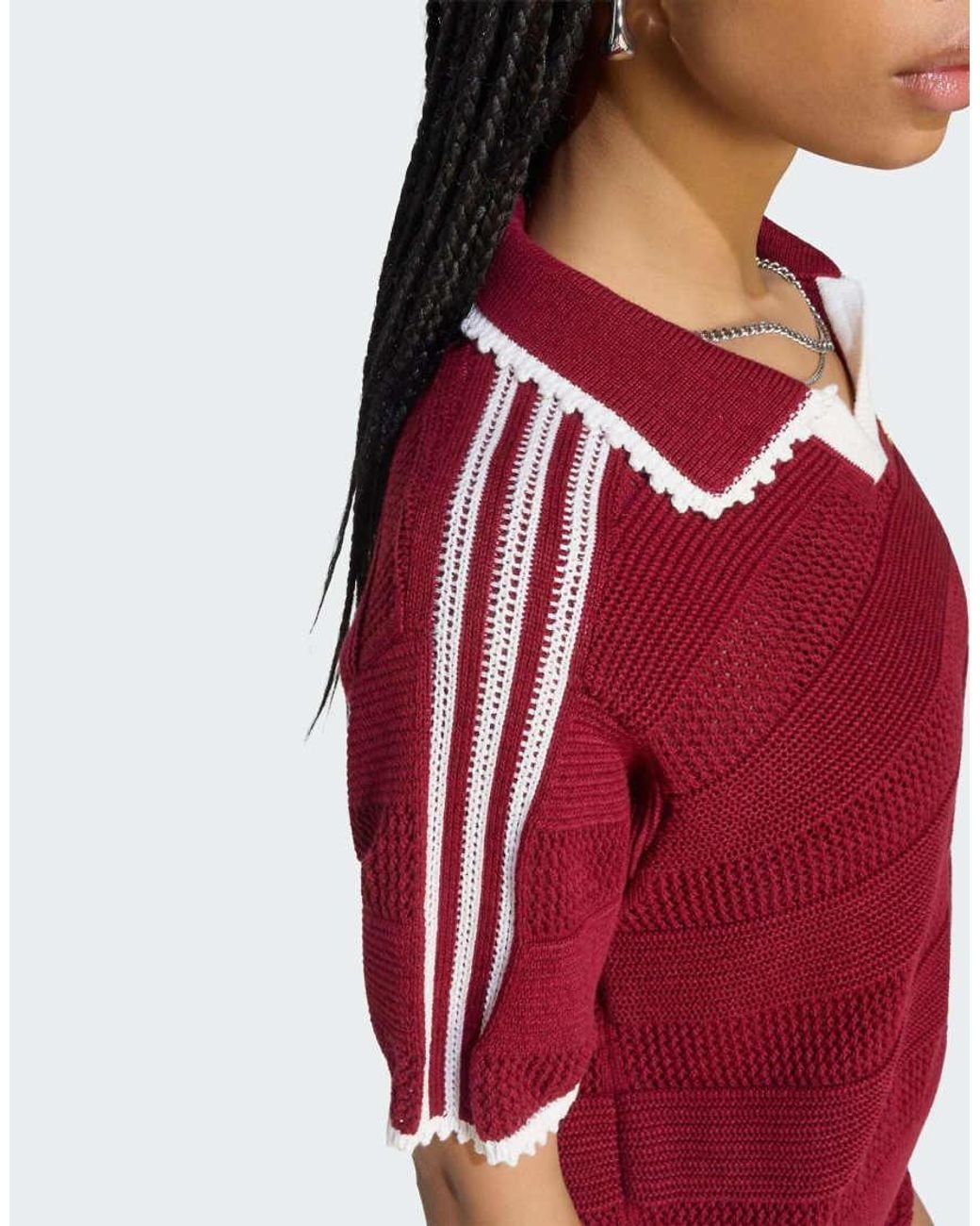 Adidas Originals Red Resort S Polo W