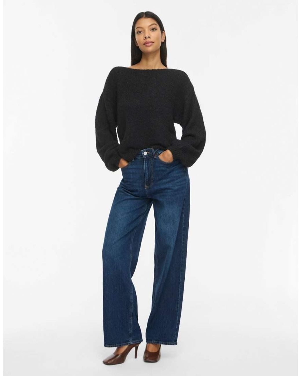 Vila Blue Knitted Pullover