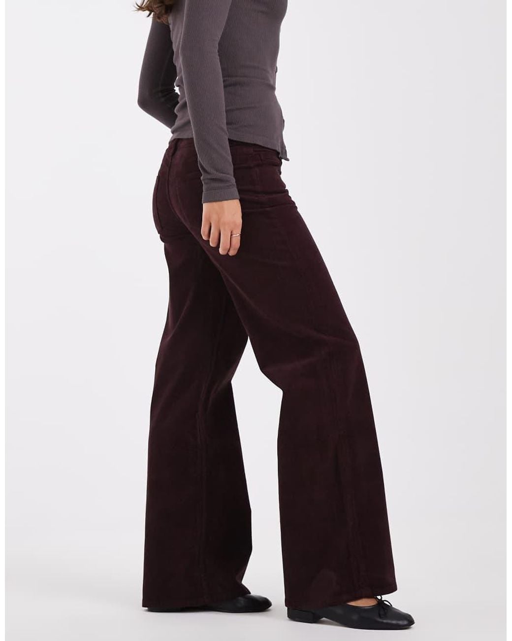 Mango Blue Teen Straight Cord Jean