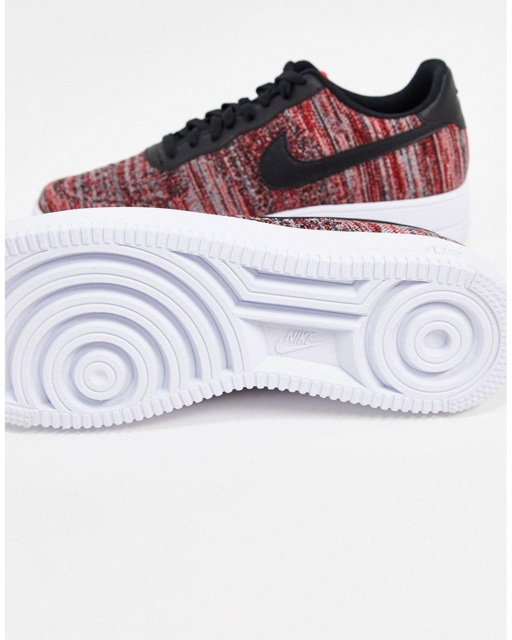 Nike Air Force 1 Flyknit 2.0 in Red for 