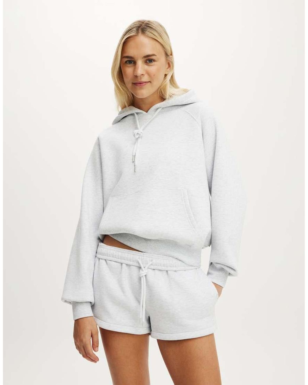 Cotton On White Plush Classic Mini Short