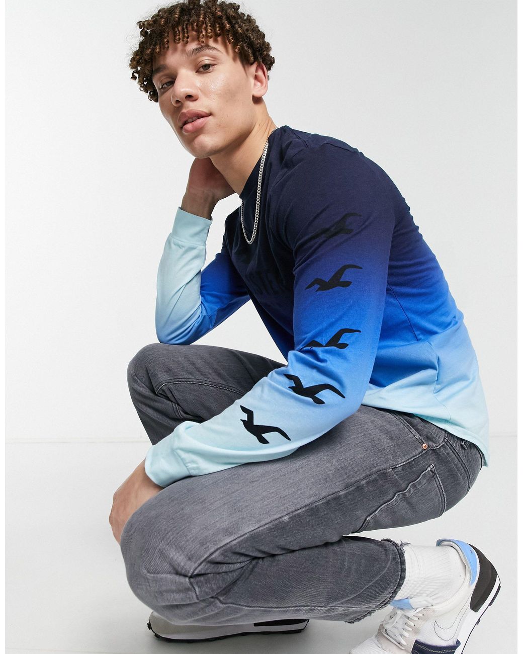 hollister ombre long sleeve