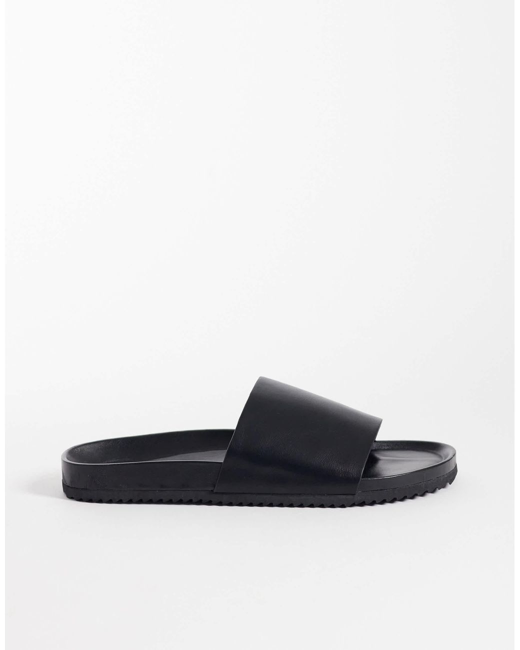 SEQWL Black Marina Slides for men