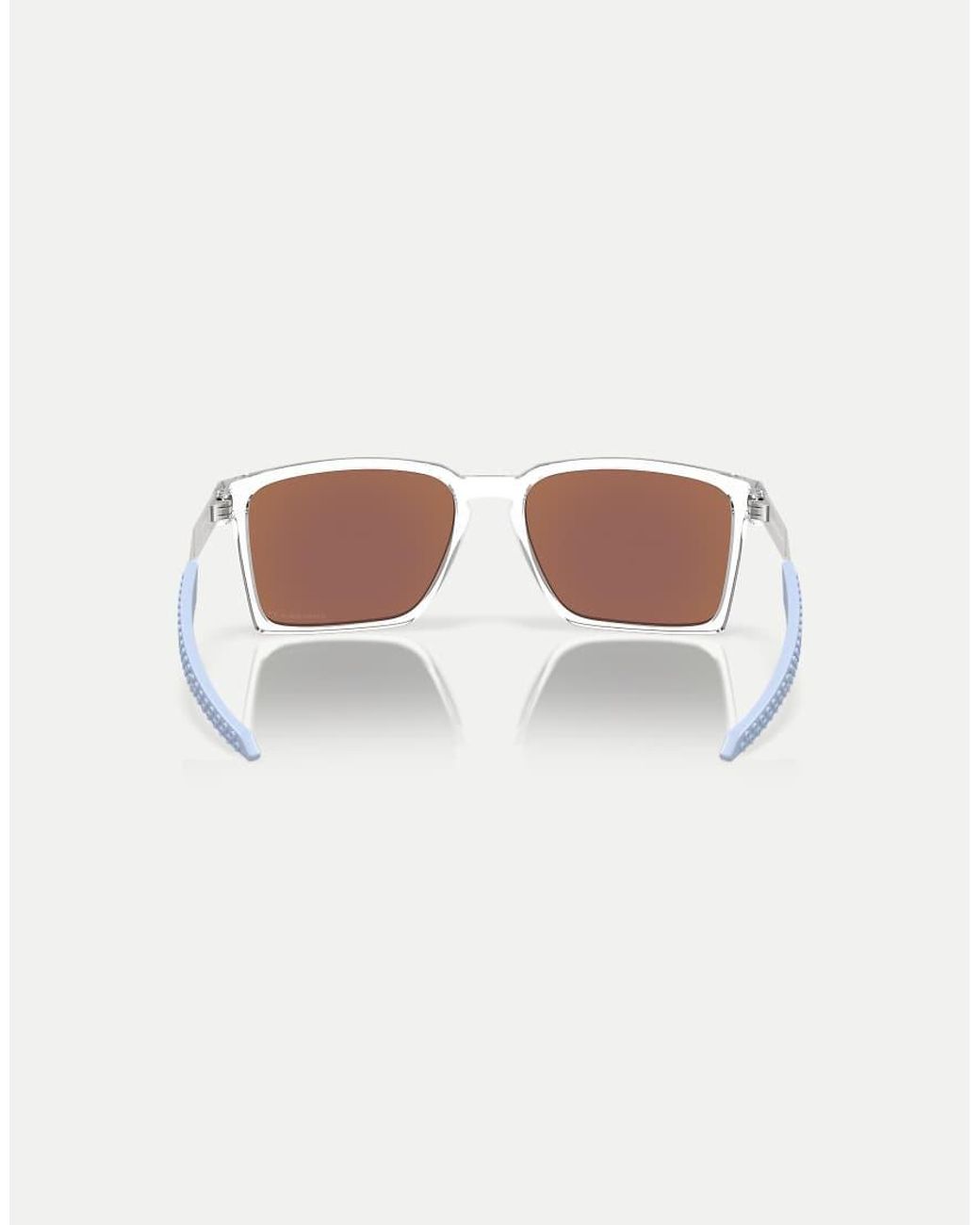 Oakley Blue Exchange Sun Rectangle Polarised Sunglasses With Mirrored Lens