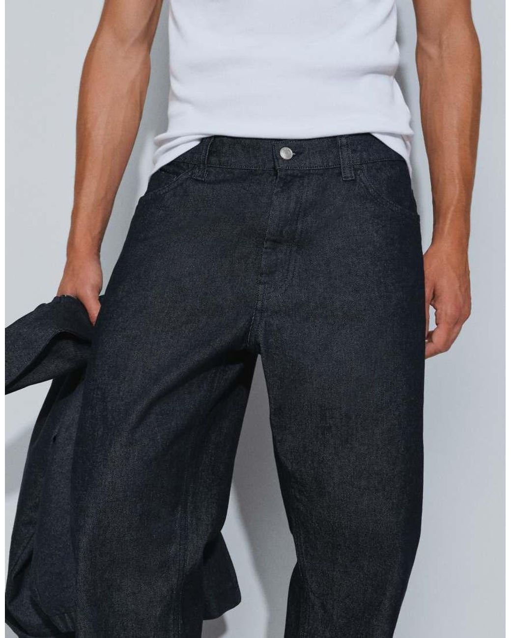 ASOS Blue Relaxed Fit Jeans for men