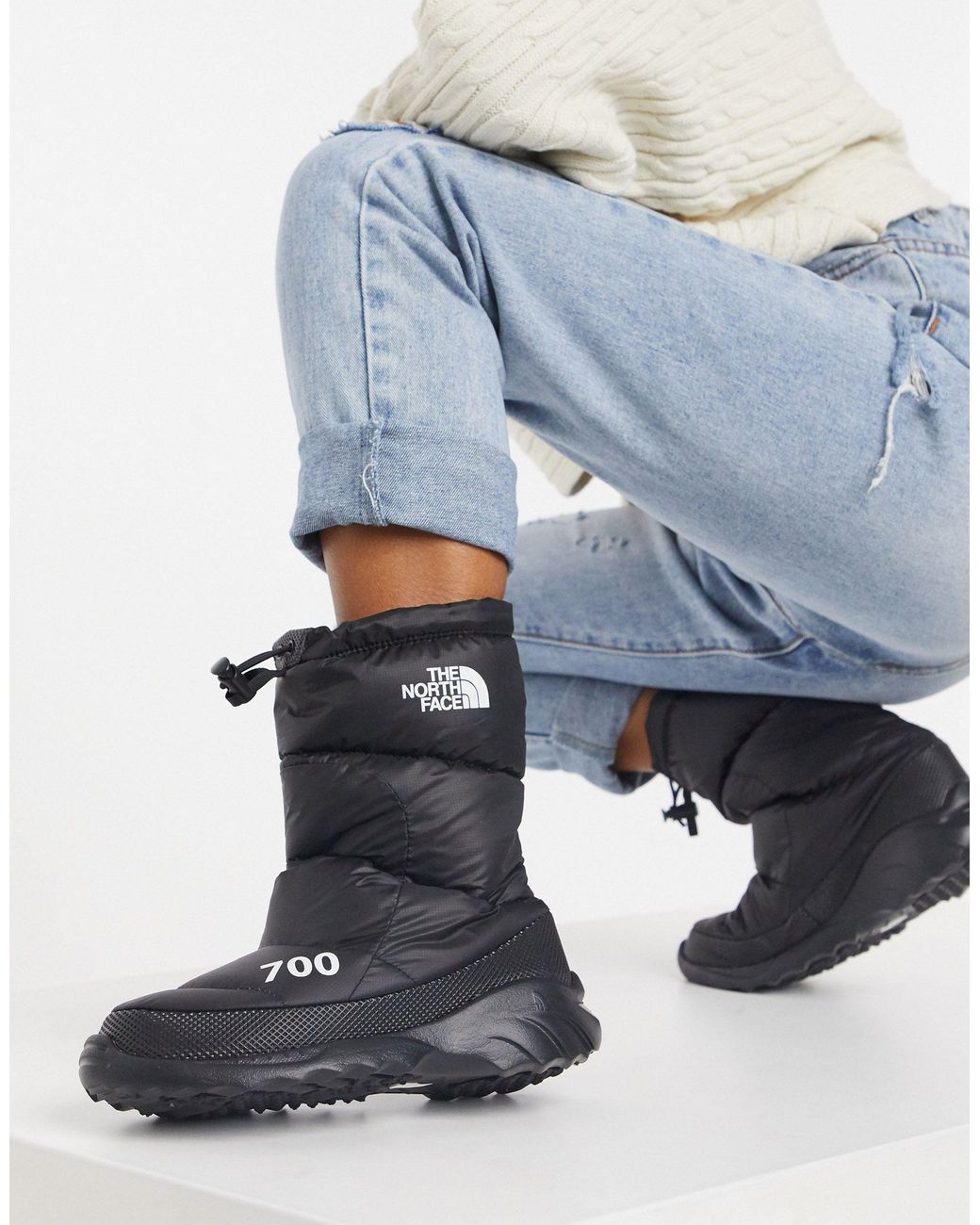 North Face 700 Boot Black | Lyst