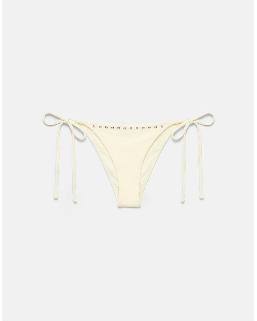 Pull&Bear Brown Studded Bikini Bottoms