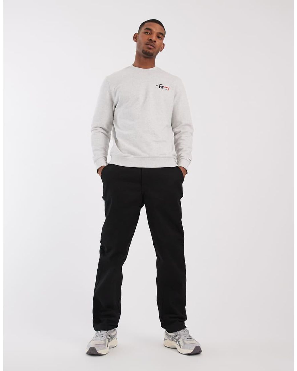 Tommy Hilfiger White Sign Logo Sweatshirt for men