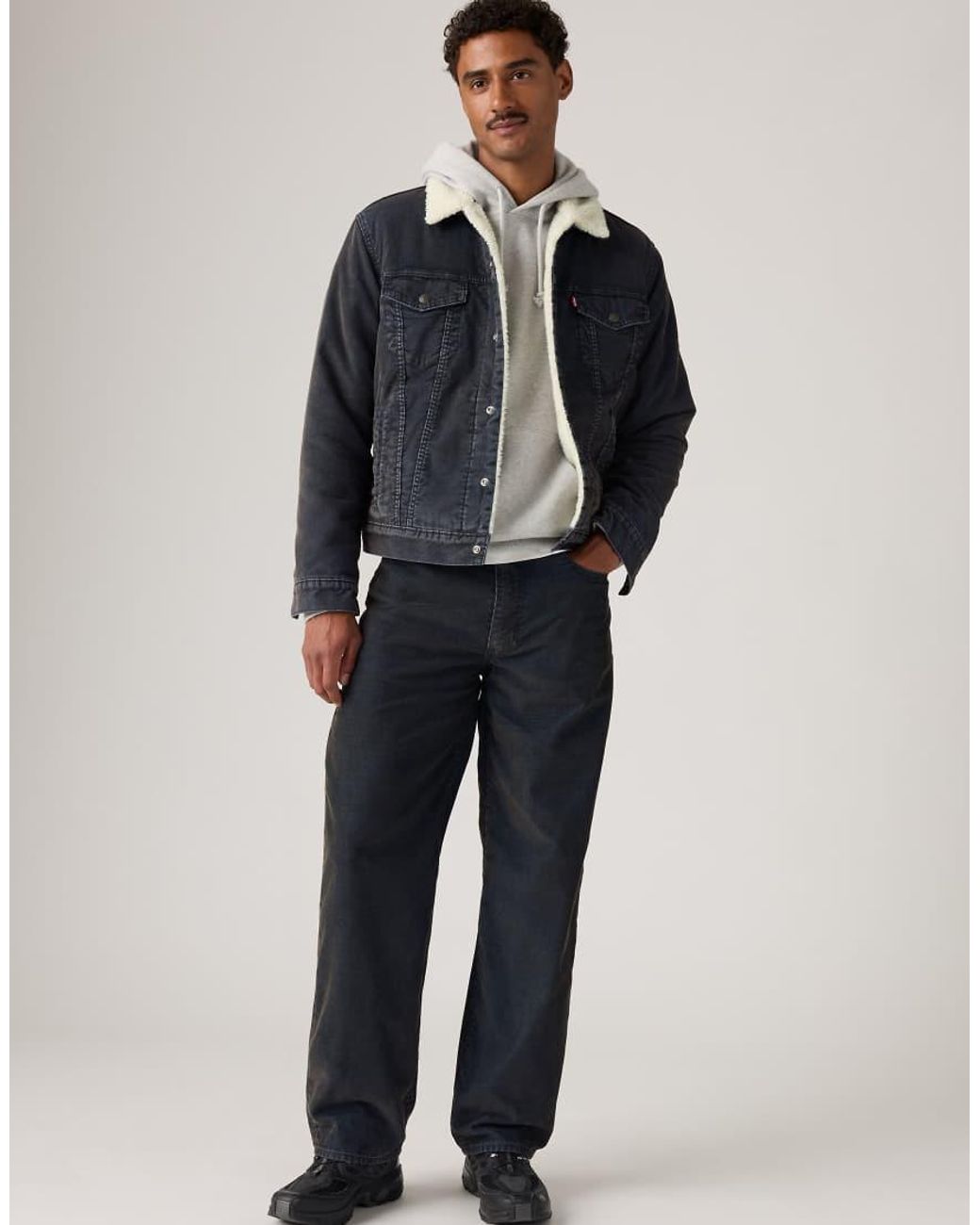 Levi's White 578 Baggy Jeans for men