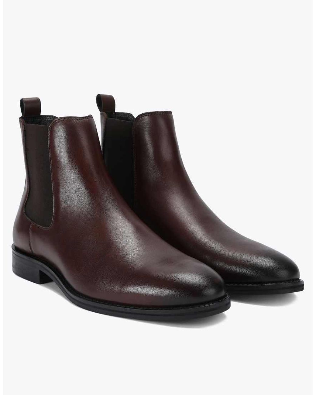 KG by Kurt Geiger Brown Duke Chelsea Boots for men
