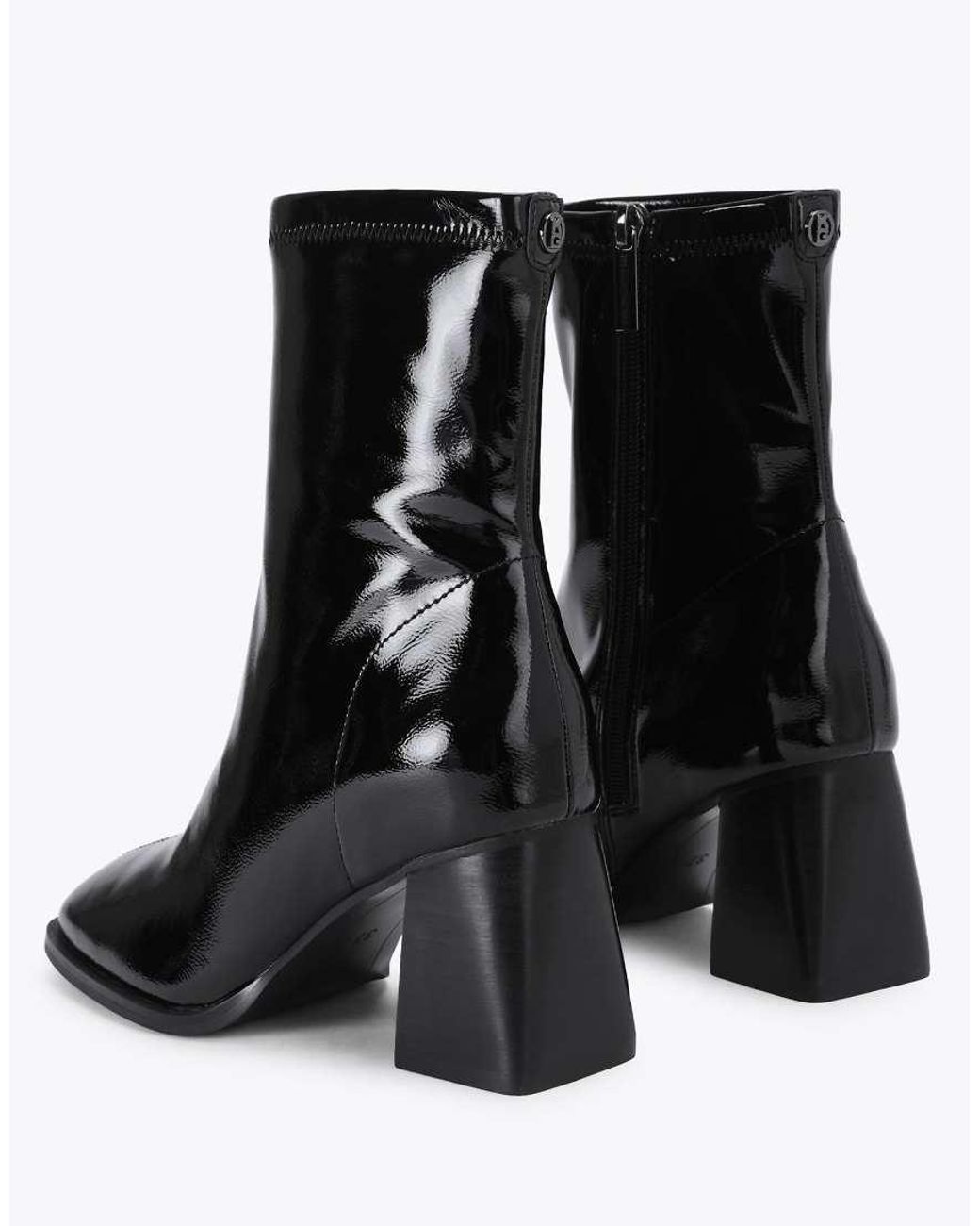 KG by Kurt Geiger Black Skyler Mid Ankle Boots