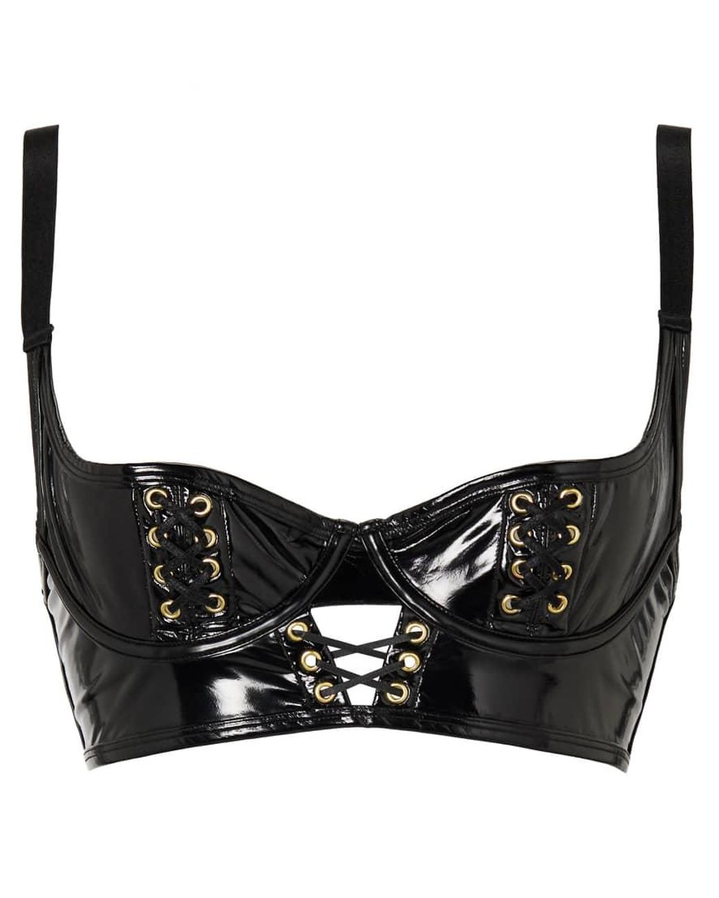 Ann Summers Black Lustful Lure Pu Bra
