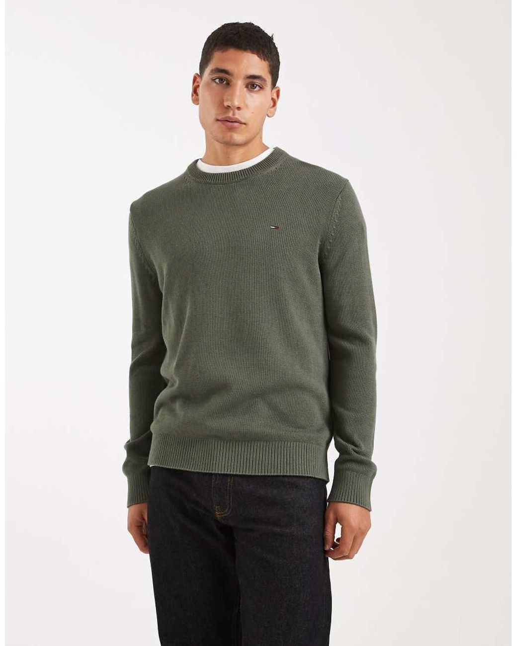 Tommy Hilfiger Green Essential Jumper for men