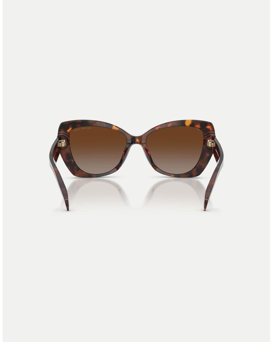 Michael Kors Brown Atlanta Butterfly Sunglasses With Polarised Lens