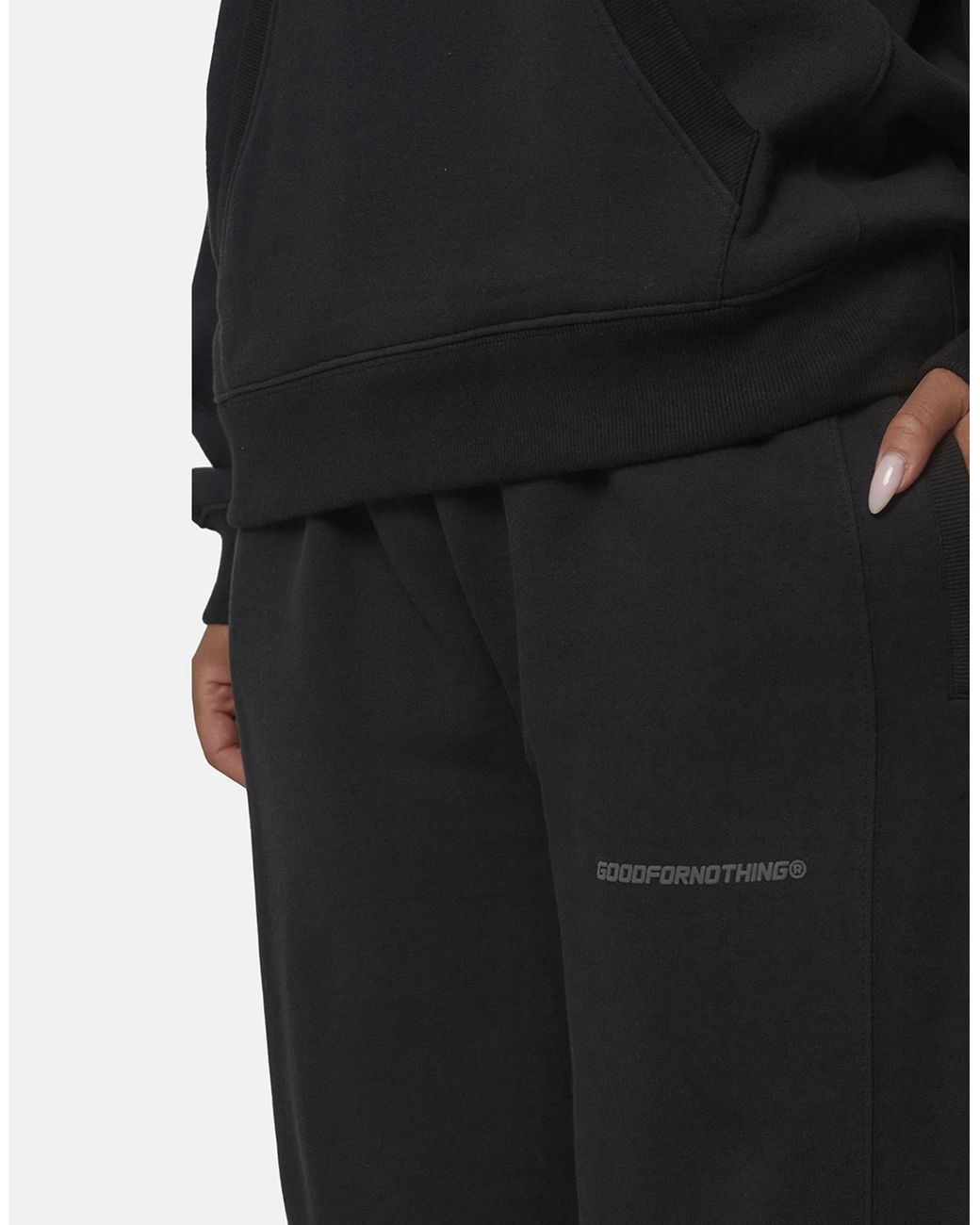 Jogging oversize en molleton Good For Nothing en coloris Black