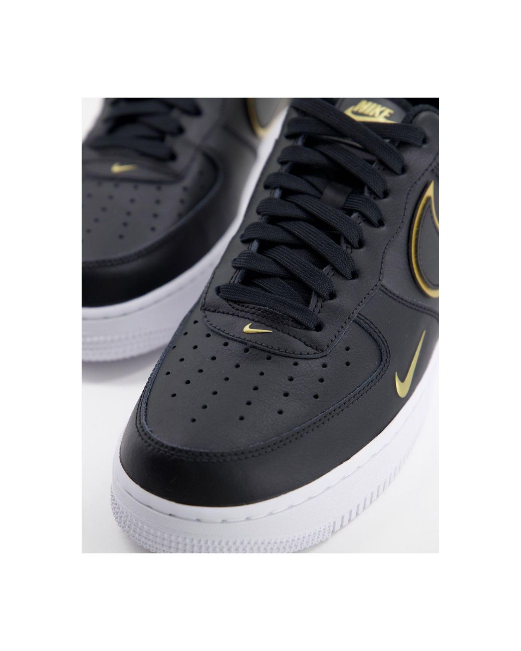 Air force 1 07 lv8 - sneakers nere e oro da Uomo di Nike in Nero | Lyst