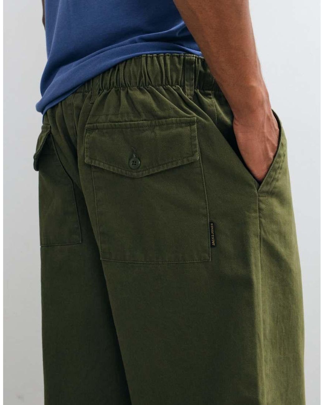 Jack & Jones Blue Straight Chino Pants for men