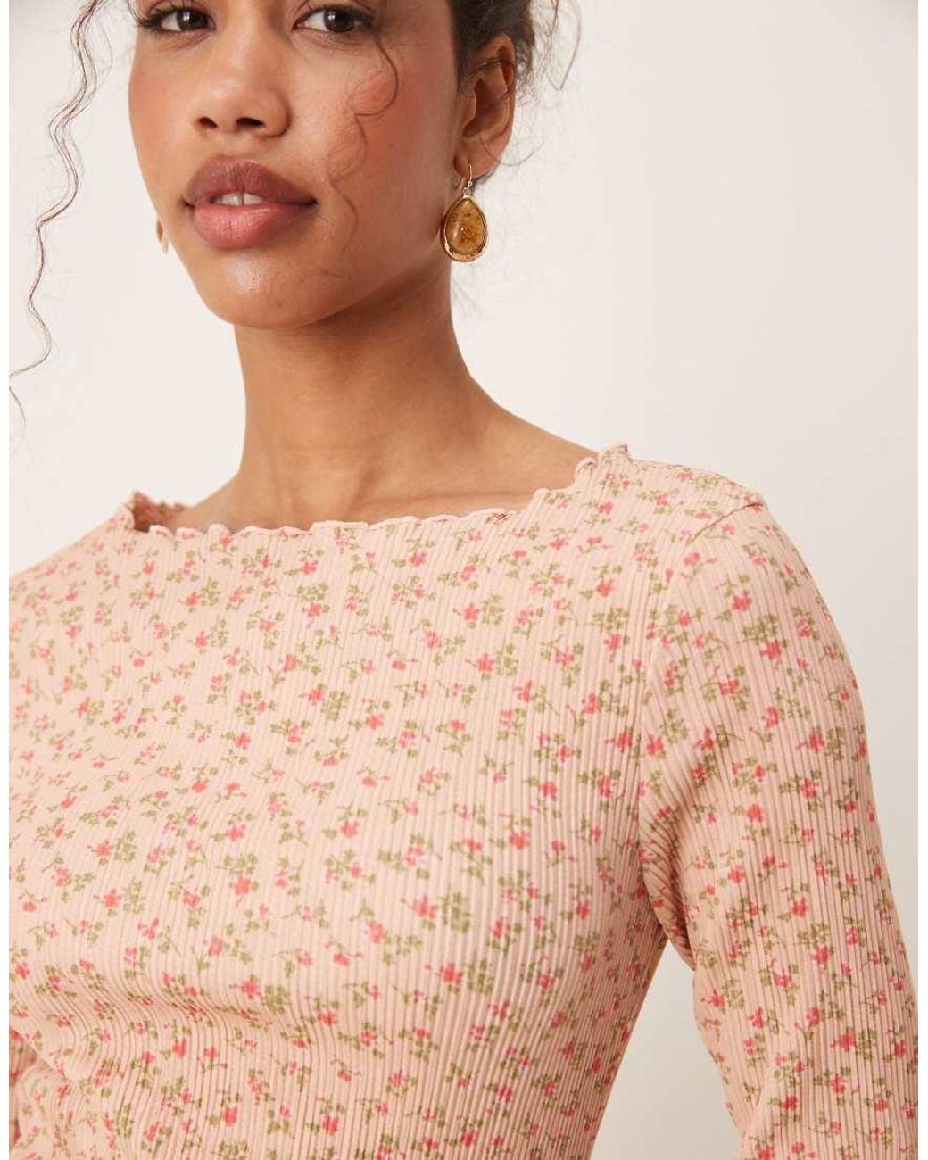 Aware Natural Plisse Midi Dress