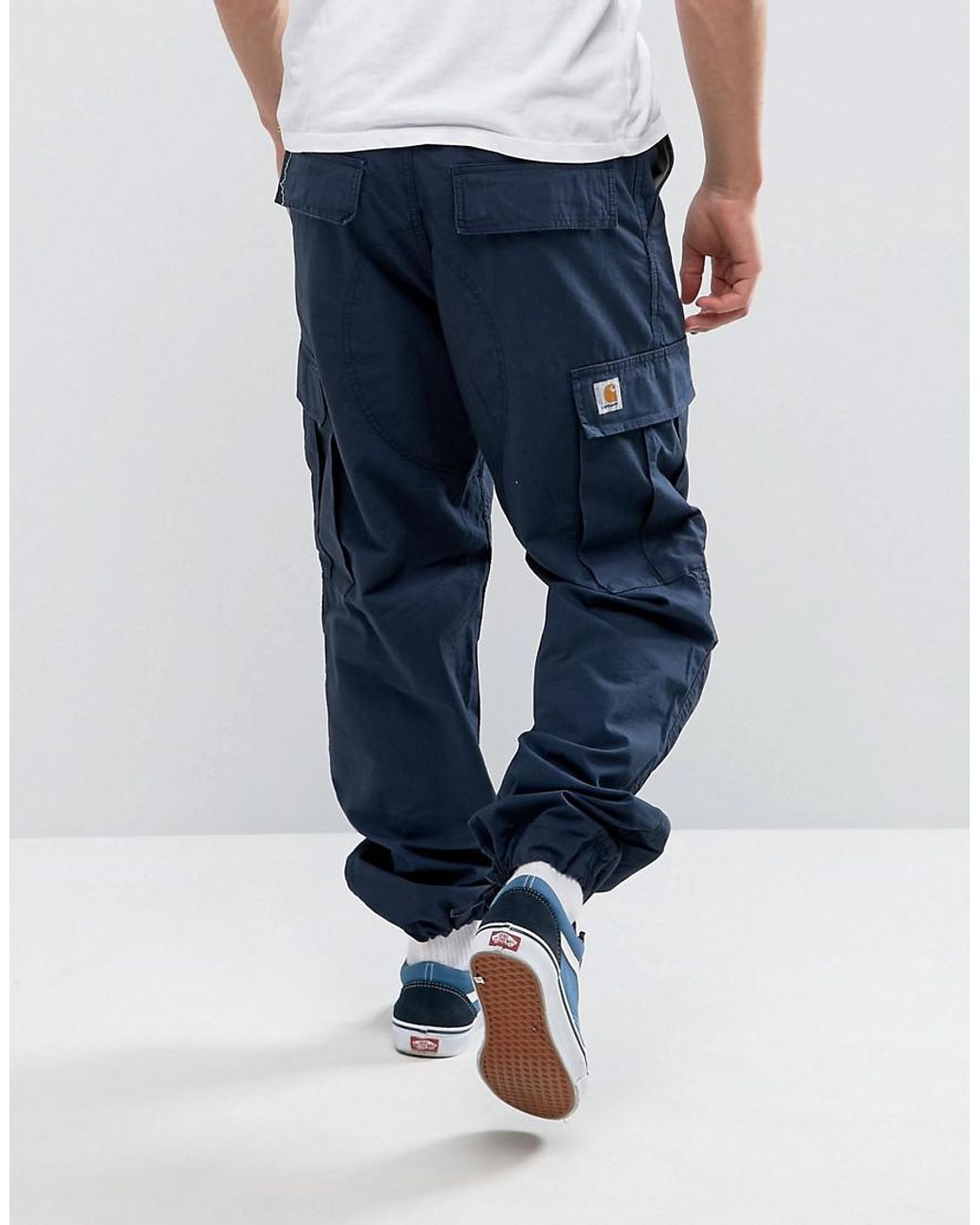 Carhartt WIP Cargo Pants in Blue for Men | Lyst