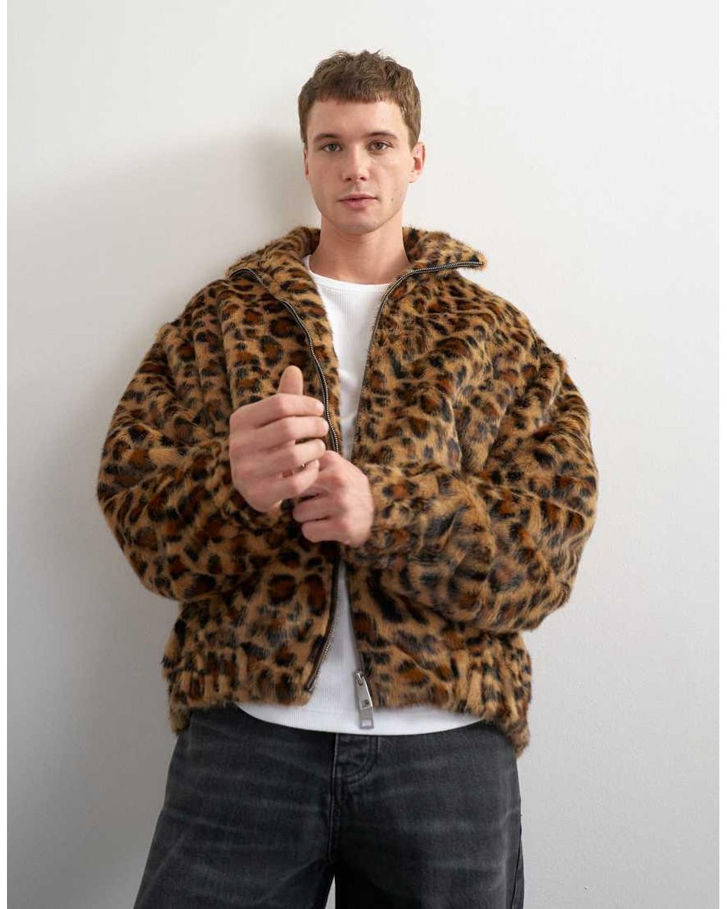 Giacca Bomber di Topman in Brown da Uomo